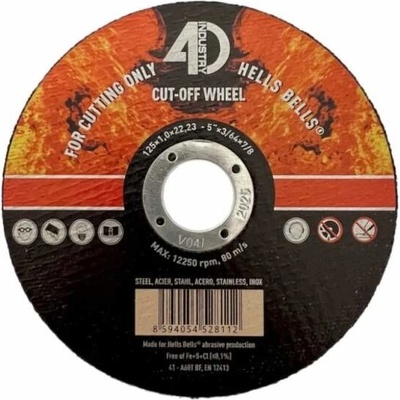 Hells Bells Řezný kotouč 125 x 1,0 x 22 mm HB12510