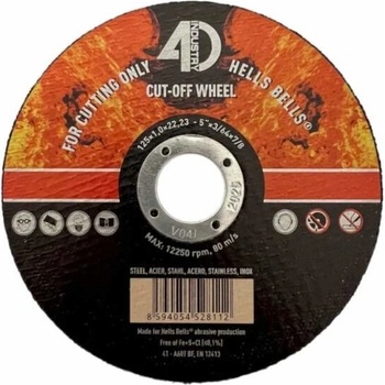 Hells Bells Řezný kotouč 125 x 1,0 x 22 mm HB12510