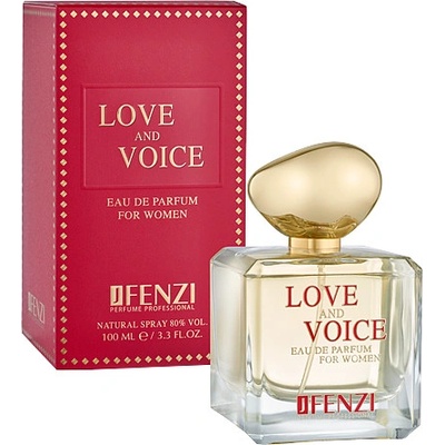J' Fenzi Love and Voice parfumovaná voda dámska 100 ml