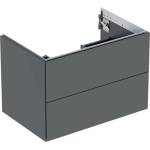 Geberit ONE - Шкаф за мивка 74x50x47 cm, 2 чекмеджета, лава 505.262. 00.3 (505.262.00.3)