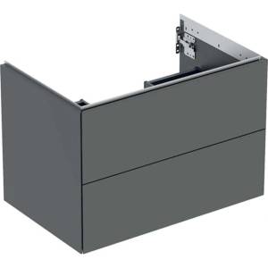 Geberit ONE - Шкаф за мивка 74x50x47 cm, 2 чекмеджета, лава 505.262. 00.3 (505.262.00.3)