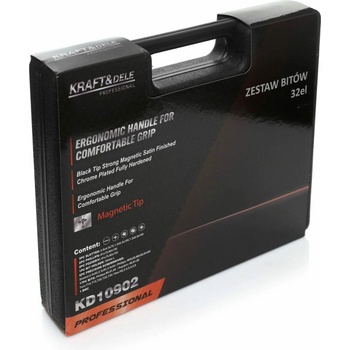 KRAFT&DELE KRAFT&DELE Sada skrutkovačov a bitov 32ks
