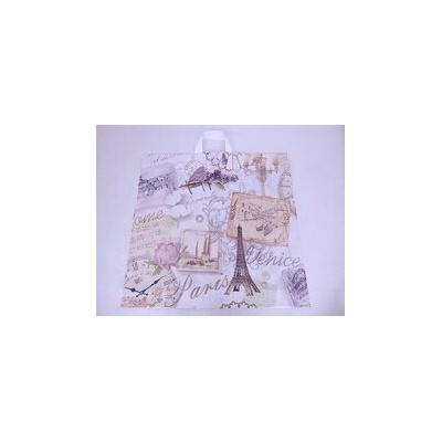 Taška PE XXXL oboustranná Lika Paříž 53x50cm s uchy