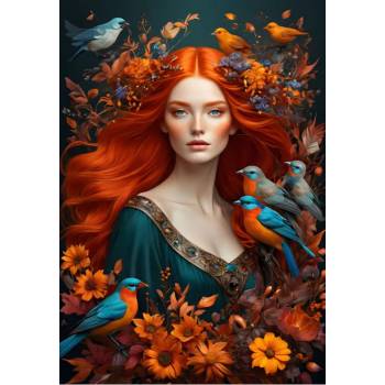 Image 1 of Bluebird Puzzle - Puzzle Flora - Soul of Nature Collection - 1 000 piese