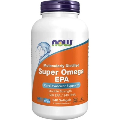 NOW Super Omega EPA, 240 гел капсули, Now
