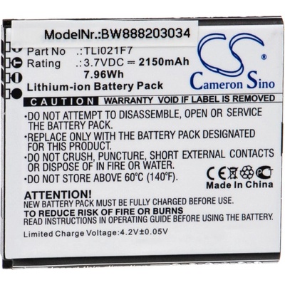 VHBW Батерия за Alcatel EE70 / EE Mini 2 4G LTE, 2150 mAh (888203034)