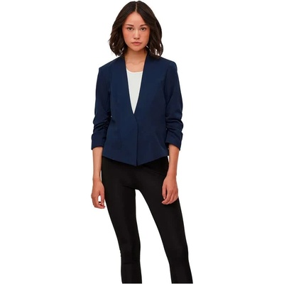VILA Сако Vila Her New 3/4 blazer - Blue (Navy Blazer)