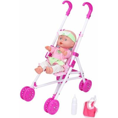 Wiky Bábätko s kočíkom 28cm