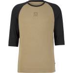 Stoic Мъжка фланелка с къс ръкав за колоездене Stoic PerformanceMerino LofsdalenSt. MTB 3/4 Shirt Cycling jersey - Black / Silent Green (056-4034-0113)