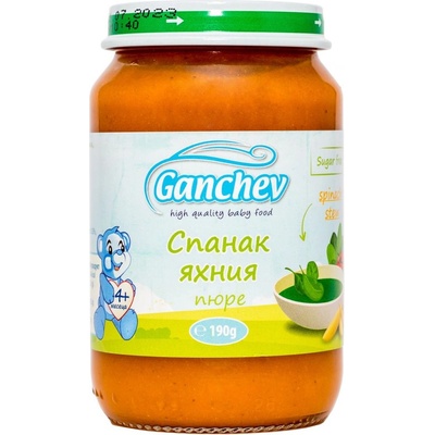 Ганчев пюре спанак яхния - 190 г
