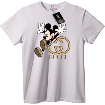 NOONEBRAND Тениска Gucci x Мики Маус - 3XL, Black