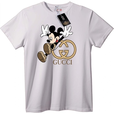 NOONEBRAND Тениска Gucci x Мики Маус - 3XL, Black
