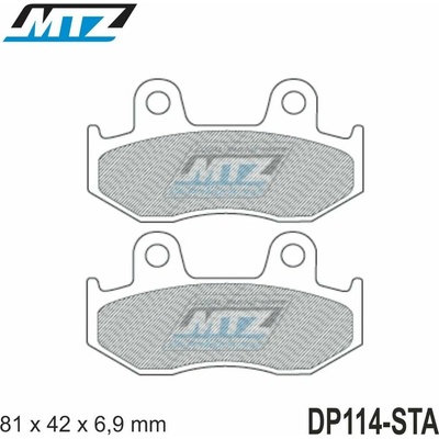 Destičky brzdové DP114-STA - směs Standard DP114-STA