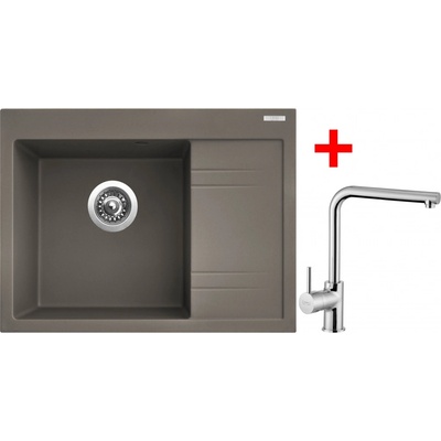 Sinks RIM 650 L Truffle + Elka