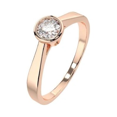 Cara Diamanti Дамски пръстен от розово злато с диамант Cara Diamanti K01-10010R (K01-10010R)