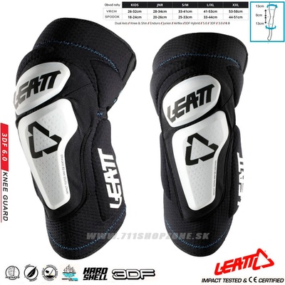 Leatt 3DF 6.0 Knee čierna