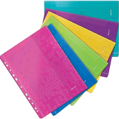 Папка джоб с капак и перфорация Leitz Микс (1303010-47070099)