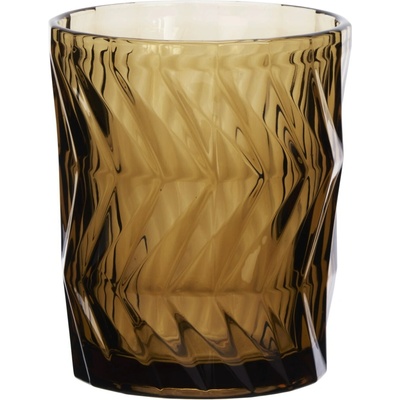 MADAM STOLTZ Pohár na vodu Brown decor 300 ml