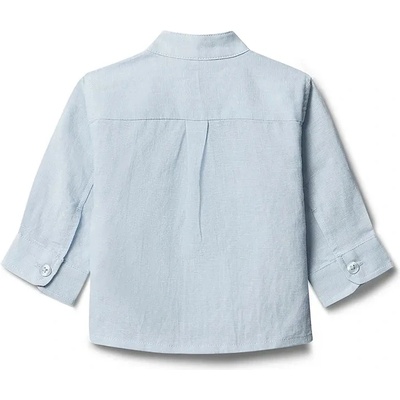 Calvin Klein Jeans риза за бебе с лен (LVCKSJB45B.PPY2)