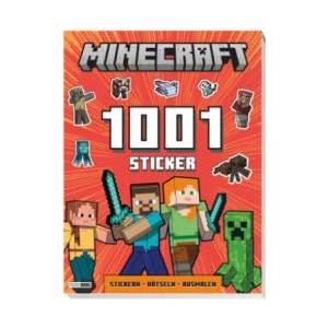 Minecraft: 1001 Sticker: Stickern - Rätseln - Ausmalen (ISBN: 9783833245411)