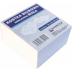 Wektor White cube 85x85mm 5cm