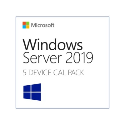 Microsoft Windows Server Client Access License (CAL) 2019, English, 5 Device License Pack, FPP (Retail, Medialess Лиценз) | R18-05656 (R18-05656)