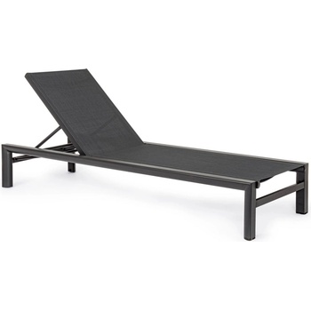 Bizzotto Skipper шезлонг YK13 антрацит с колела (0663181)