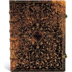 Paperblanks Тефтер Grolier, 180 х 230 mm, широки редове, твърда корица, 72 листа (PB1595-6)