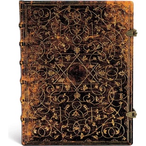 Paperblanks Тефтер Grolier, 180 х 230 mm, широки редове, твърда корица, 72 листа (PB1595-6)