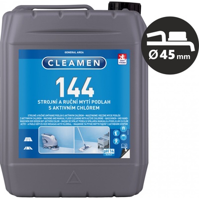Cleamen 144 Strojné podlahy s aktívnym chlórom 5,5 kg