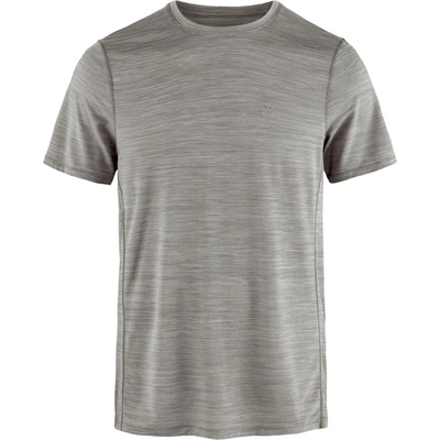 Fjällräven Мъжка тениска Fjällräven Abisko Lite S/S T-shirt - Grey Melange (216-6070-0312)