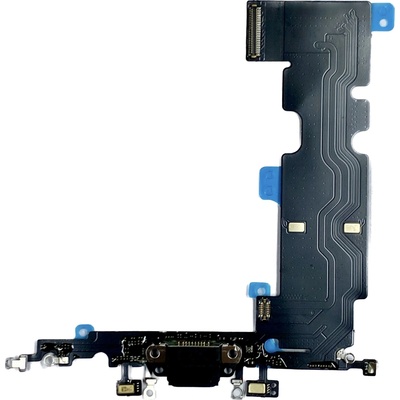 Apple iPhone 8 Plus - Nabíjecí konektor + Mikrofon + Flex kabel (Vesmírně šedý / Space Gray)