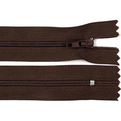 Spirálový zip No 3 délka 18 cm pinlock Varianta: 304 hnědá čokoládová, Balení: 1 ks