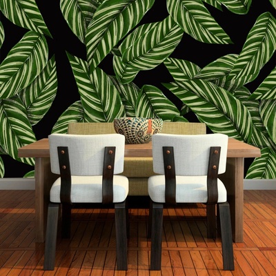 Sablio Tapeta Abstrakcia listov, rozmery 336x220 cm