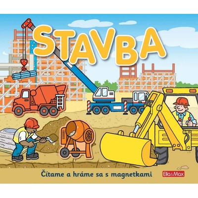 Stavba - Knižka s magnetkami
