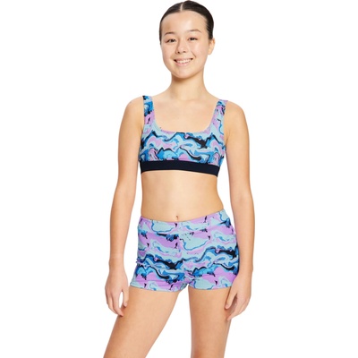 Modibodi Детски бански костюм Modibodi Performance Reversible Crop Top Marble Blue горна част Modibodi | Sin Mnogotsveten | Момчешки | 14-16 години