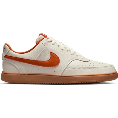 Nike Мъжки маратонки Nike Court Vision Low Trainers Mens - Cream/Orange