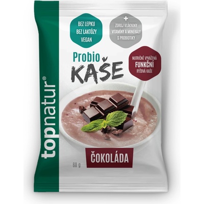 Topnatur Probio Kaša Čokoláda instantná funkčná ryžová kaša 60 g