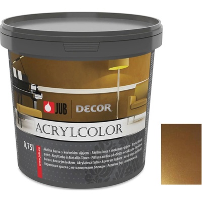 Jub Acrylcolor 0,75 l bronzová metalic