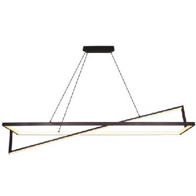 V-TAC Designové LED svítidlo 45W, 4470lm, TRIAC, stmívatelné, černé, IP20, 3000K