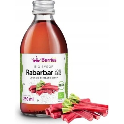 Berries Sirup BIO rebarbora 250 ml