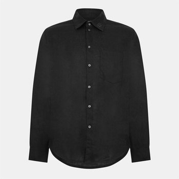 Image 1 of Diesel Риза Diesel Men's Emil Long-Sleeve Plain Shirt - Jet Black