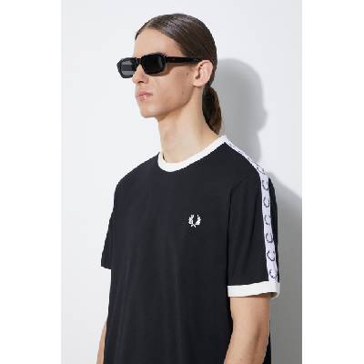 Fred Perry Памучна тениска Fred Perry Taped Ringer (M4620.102)