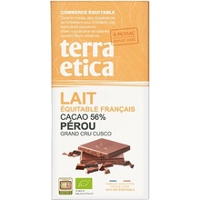 Terra Etica Bio mléčná čokoláda Peru Cusco 56 %, 100 g