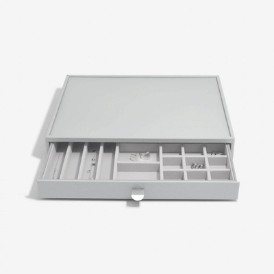Stackers Pebble Grey Supersize All In One Drawer šedá 75808