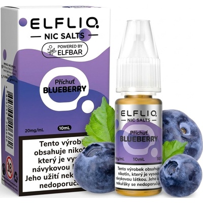 ELF LIQ Blueberry 10 ml 20 mg – Zboží Mobilmania