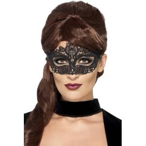 Fever Embroidered Lace Filigree Eyemask 44282