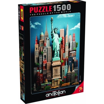 Anatolian Пъзел Anatolian - Ню Йорк, 1500 части (P4578)