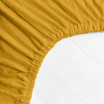Chanar Prostěradlo jersey Lux žluté 90x200