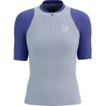 Compressport Дамска тениска Compressport Women's Trail Racing Postural S/S Top Running shirt - Lavender / Orient Blue (916-3351-0313)